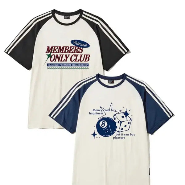[BUNJANG] Elimeno 2-Pack T-Shirt Set / 엘리메노 반팔티 2개