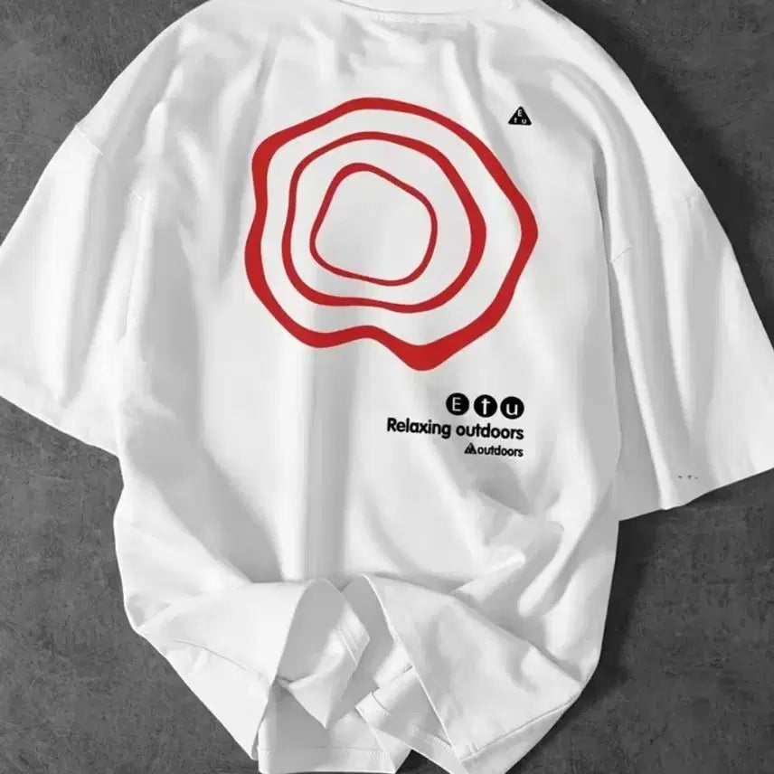 [BUNJANG] Relaxing Cotton Short Sleeve T-Shirt / [새옷]100코튼 릴렉싱 반팔티