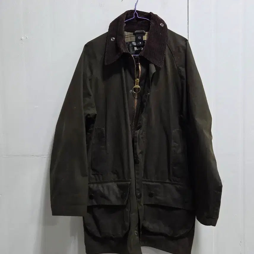 [BUNJANG] Barbour Vintage Washed Classic Waxed Jacket (M) / 바버(Barbour) 빈티지 워시드 왁싱 클레식 자켓 M #72212