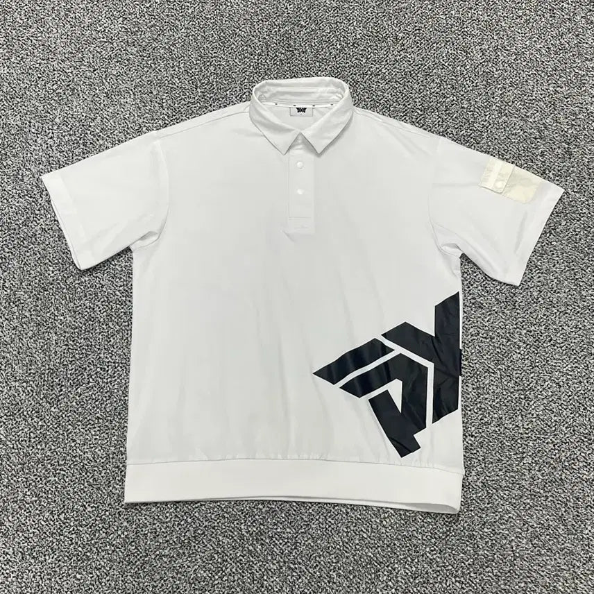 [BUNJANG] PXG Golf Swing Pocket Short Sleeve Polo T-Shirt / >정품 PXG 골프스윙 포켓 반팔 카라티