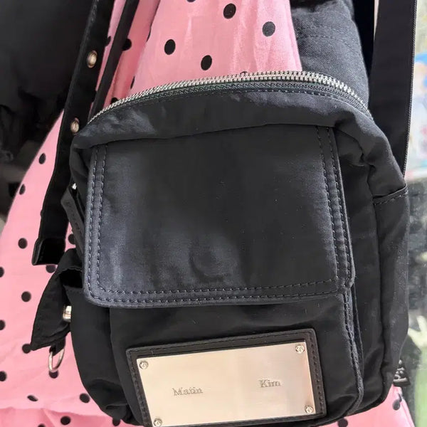 [BUNJANG] Matinkim Cargo Mini Cross Bag Black / 마뗑킴 카고 미니 크로스백 블랙