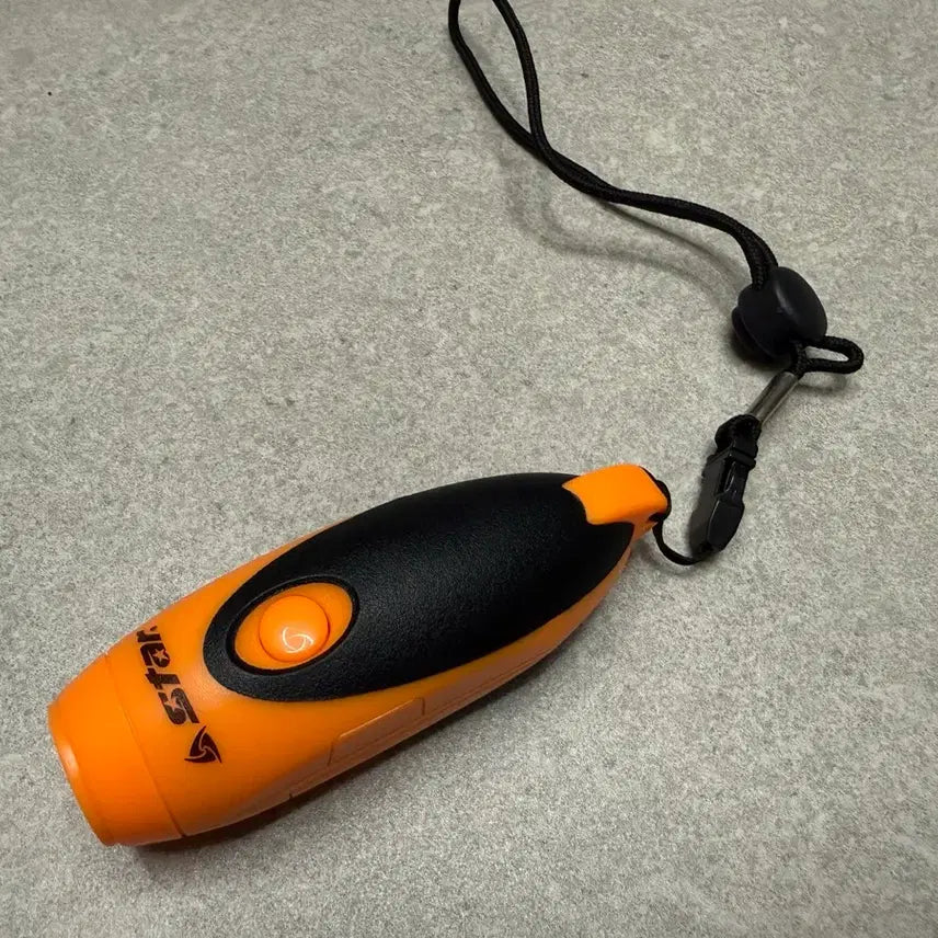 [BUNJANG] Star Electronic Whistle XH344 Orange / 축구 풋살 스타 전자호루라기 XH344 오렌지 새상품급