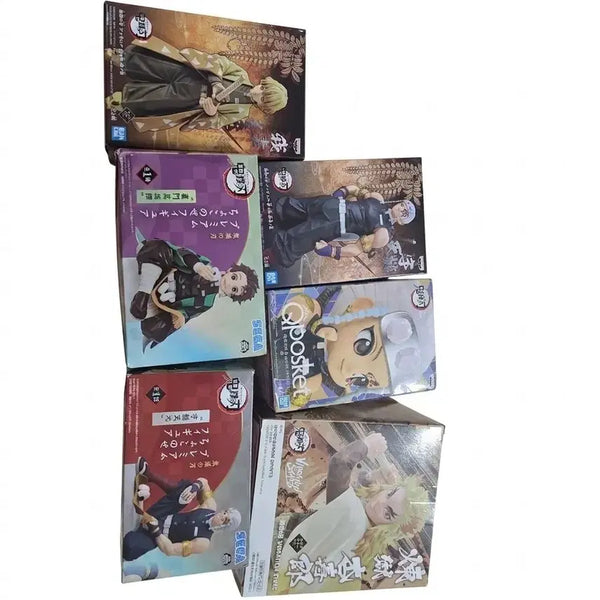[BUNJANG] Demon Slayer: Kimetsu no Yaiba 7-Piece Figure Set / 귀멸의 칼날 피규어 7종 세트