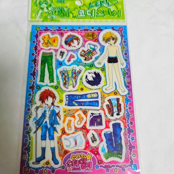 [BUNJANG] Lala's Style Diary Avatar Coordinate Sticker / 고전문구 라라의스타일기 아바타 코디 스티커