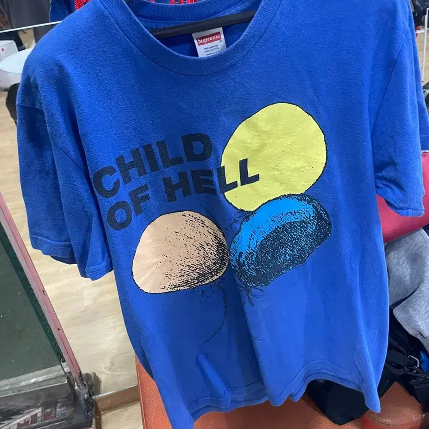 [BUNJANG] Supreme Child of Hell T-Shirt / Supreme child of hell 반팔티셔츠