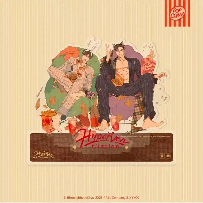 [BUNJANG] Mercury Studio x Gwahugaeum Moobinaite Acrylic Stand - Sealed / 미개봉/ Mercury Studio x 과호흡 아크릴 스탠드-무비나이트 뿡빵뀨