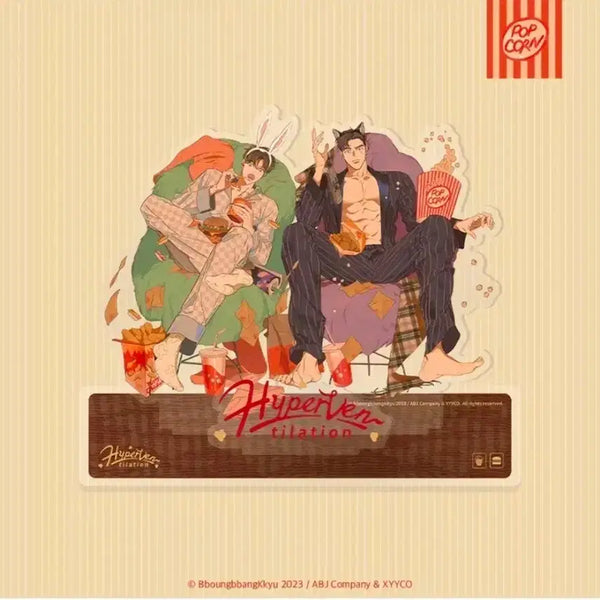[BUNJANG] Mercury Studio x Gwahugaeum Moobinaite Acrylic Stand - Sealed / 미개봉/ Mercury Studio x 과호흡 아크릴 스탠드-무비나이트 뿡빵뀨
