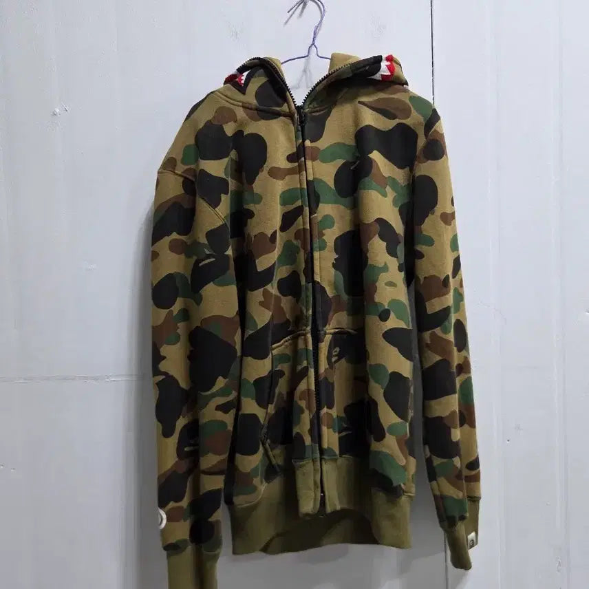 [BUNJANG] BAPE Camo Full-Zip Hoodie XL / 베이프 카모 후드집업 XL #72214