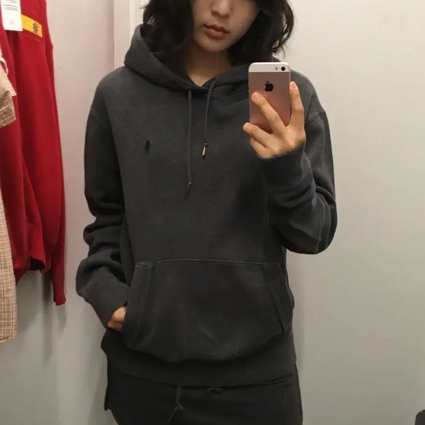 [BUNJANG] Polo Ralph Lauren Loopback Fleece Hoodie / 폴로 랄프로렌 루프백 플리스 후디