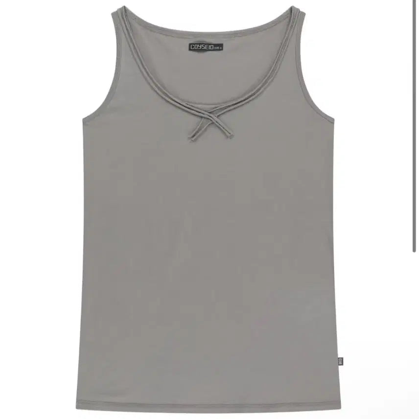 [BUNJANG] COYSEIO 038 Low Edge Sleeveless Top Grey Size S / COYSEIO 코이세이오 038 로우 엣지 슬리브리스 그레이 S사이즈