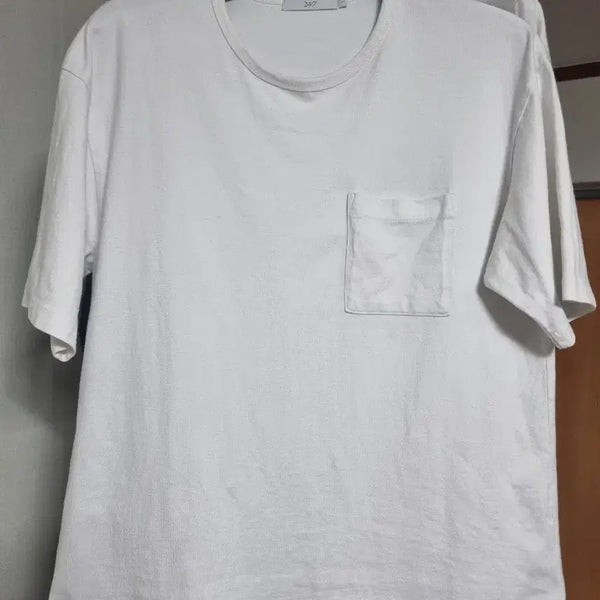 [BUNJANG] Kolon 24/7 Basic Pocket Short Sleeve T-Shirt - Size L (100) / (세탁 완료)코오롱 24/7 기본 포켓 반팔 티셔츠 L 100사이즈