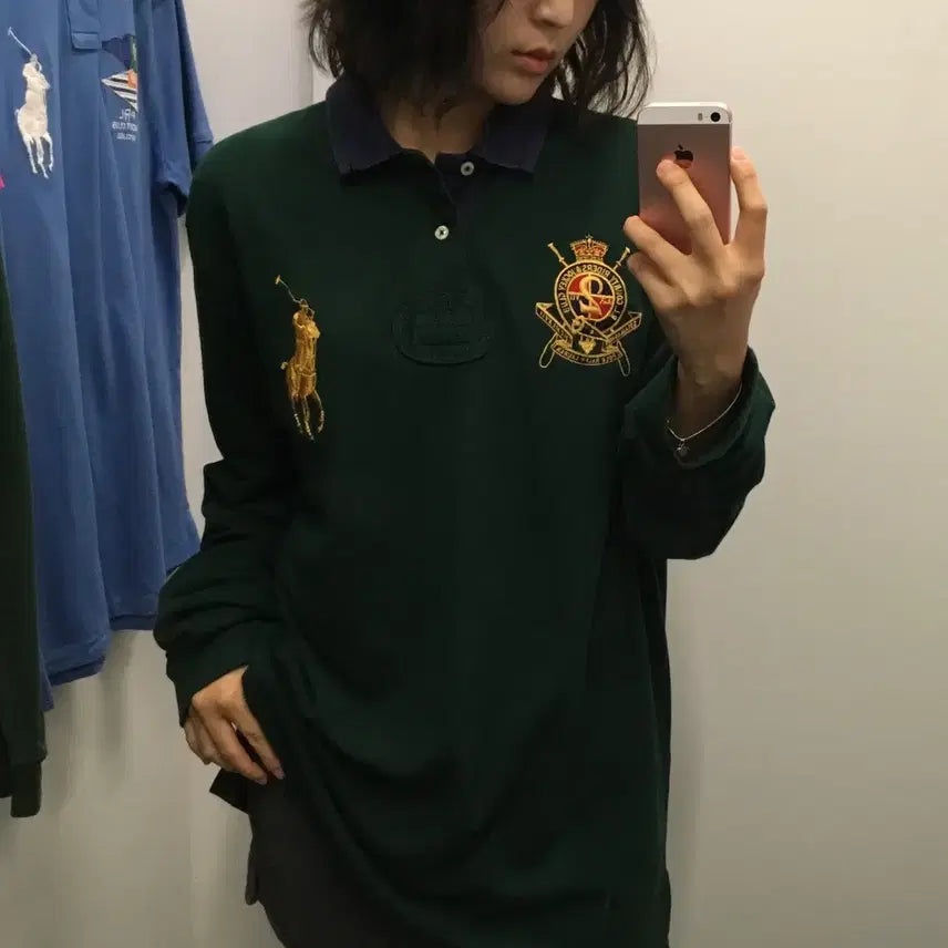[BUNJANG] Polo Ralph Lauren Big Pony Rugby Shirt / 폴로 랄프로렌 빅포니 럭비 카라