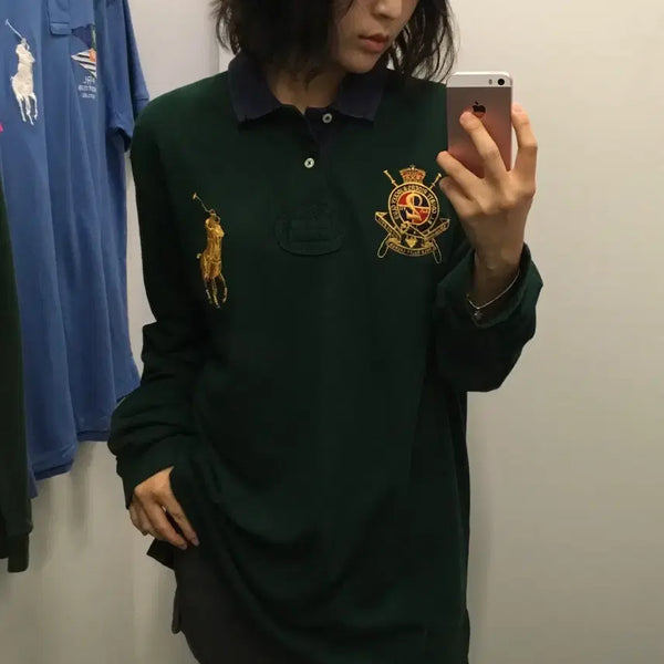 [BUNJANG] Polo Ralph Lauren Big Pony Rugby Shirt / 폴로 랄프로렌 빅포니 럭비 카라