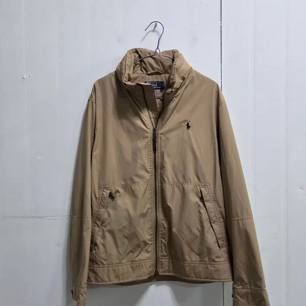 [BUNJANG] Polo Ralph Lauren 90s Beige Windbreaker Jumper (M) / 폴로 90s 랄프로렌 베이지 바람막이 점퍼 #72217
