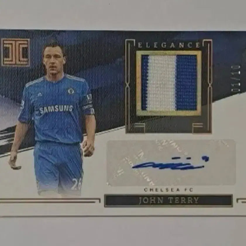 [BUNJANG] John Terry Signed Chelsea Football Jersey Autograph Card / 첼시 존테리 축구 오토저지 (싸인)카드 교환가능
