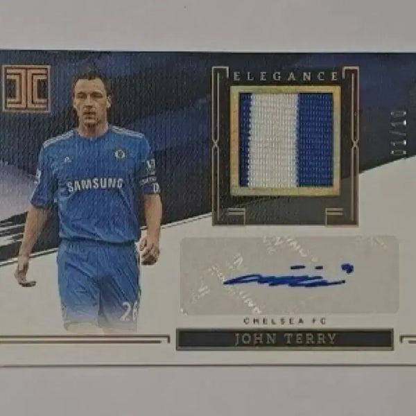 [BUNJANG] John Terry Signed Chelsea Football Jersey Autograph Card / 첼시 존테리 축구 오토저지 (싸인)카드 교환가능