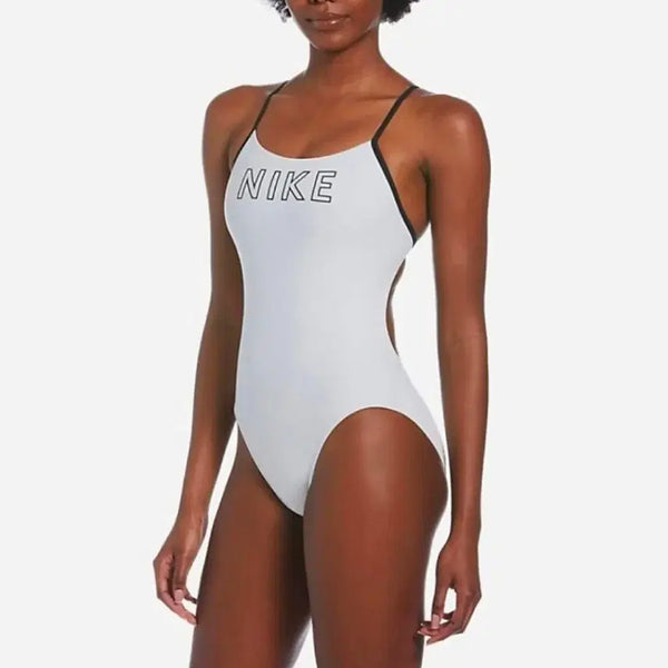 [BUNJANG] Nike Logo Cut-Out Swimsuit White Size 28 / 나이키 로고컷아웃 화이트 28 새상품