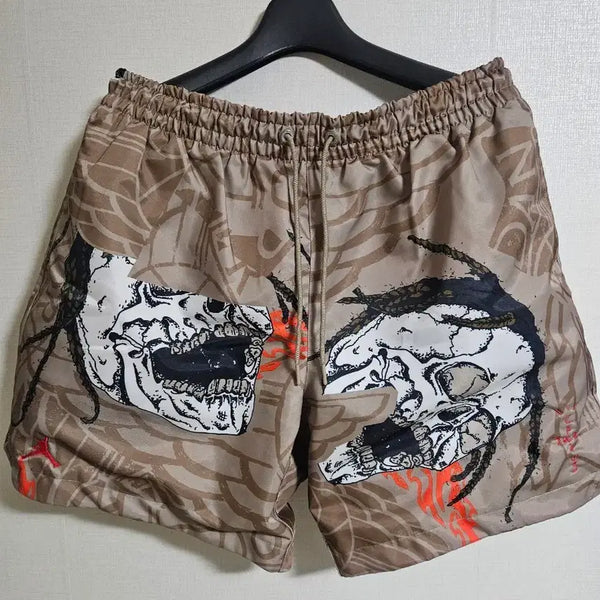 [BUNJANG] Jordan x Travis Scott Collaboration Skull Graphic Shorts XXL / us xxl 조던 x 트래비스 스캇 풀 쇼츠 2xl