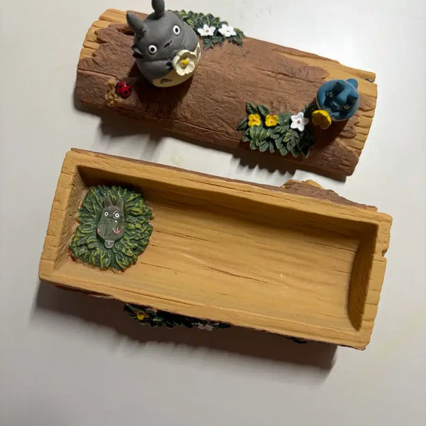 [BUNJANG] Official Studio Ghibli My Neighbor Totoro Accessory Case Storage Box Full Box / [정품] 토토로 키노이 액세서리 케이스 소품함 풀박스