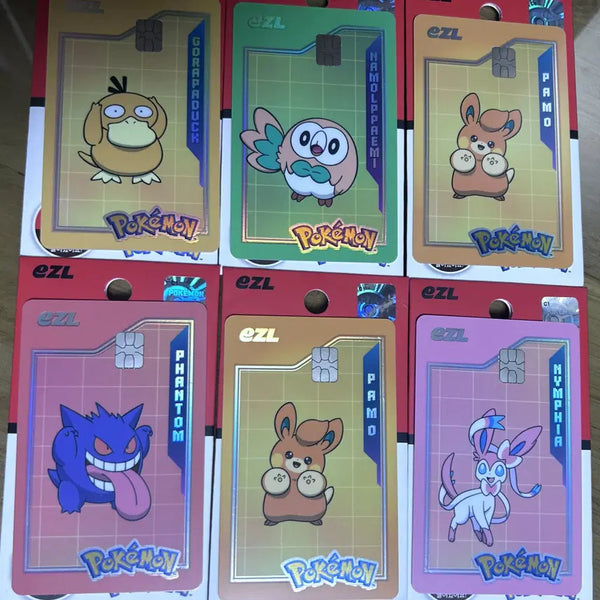 [BUNJANG] Pokemon EZL Traffic Card Set / 포켓몬 이즐(ezl)교통카드 판매 및 교환 [고라파덕, 나몰빼미, 빠모, 팬텀, 님피아]