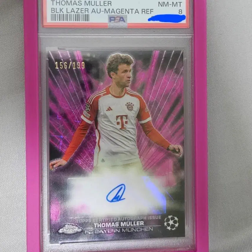 [BUNJANG] Thomas Müller 2023-24 Authentic Autograph Card #156/199 (PSA 8 NM-MT) / 2023-24 토마스 뮐러 친필 사인 오토 카드