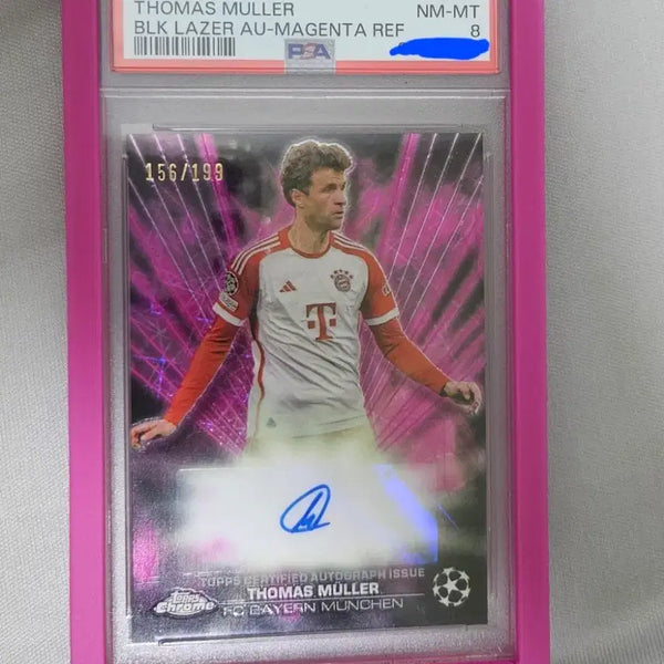 [BUNJANG] Thomas Müller 2023-24 Authentic Autograph Card #156/199 (PSA 8 NM-MT) / 2023-24 토마스 뮐러 친필 사인 오토 카드
