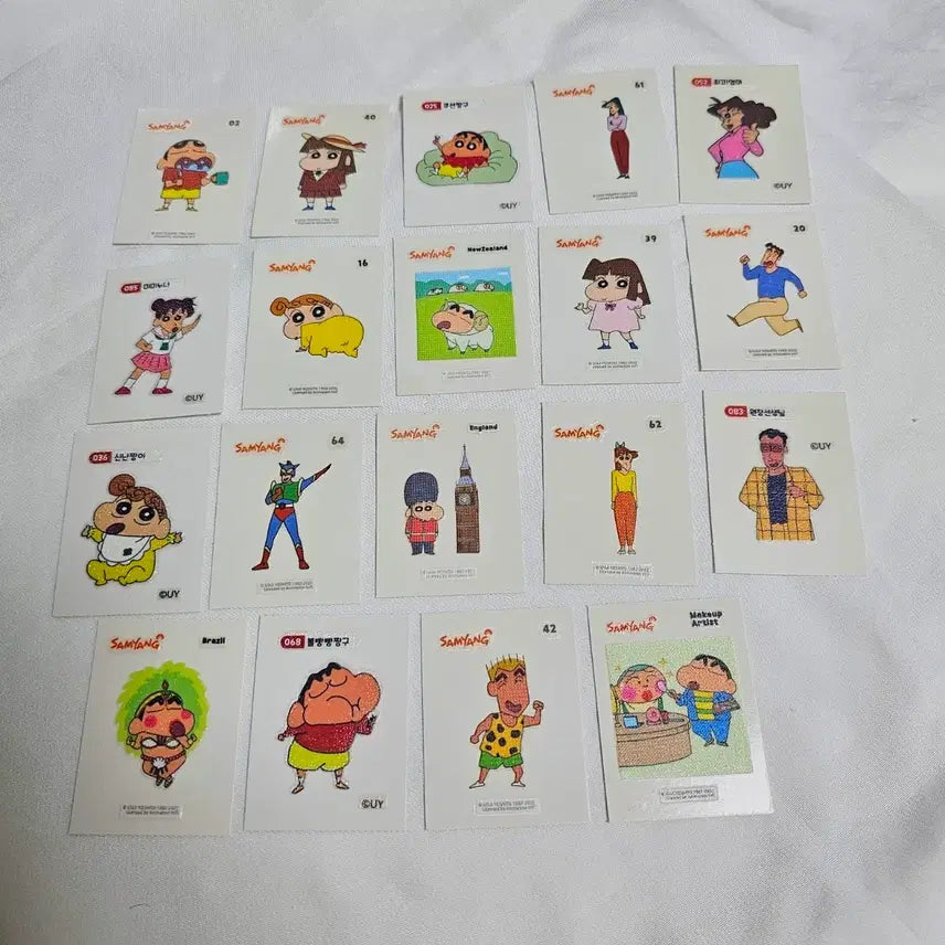 [BUNJANG] Crayon Shin-chan Sticker Bundle Set / 짱구는못말려 띠부씰 짱구 스티커 일괄 세트