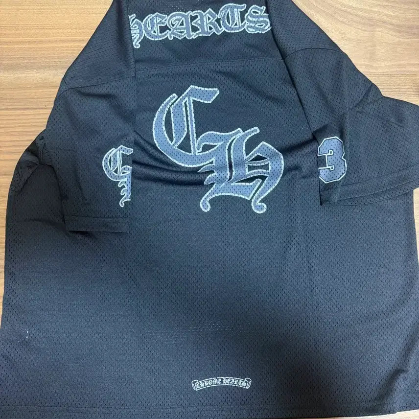 [BUNJANG] Chrome Hearts Black Mesh Short Sleeve Jersey / 크롬하츠 메쉬 반팔 저지 33 블랙