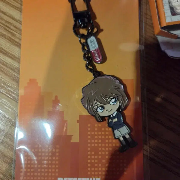 [BUNJANG] Detective Conan CGV Metal Keychain - Ran Mouri (Haibara Ai) / 코난 cgv 메탈키링 장미 하이바라