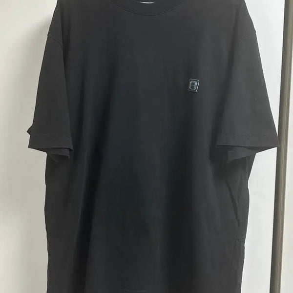 [BUNJANG] Solid Homme 22SS Black Back Logo Short Sleeve T-Shirt / [50] 솔리드옴므 22SS 블랙 백로고 반팔 티셔츠