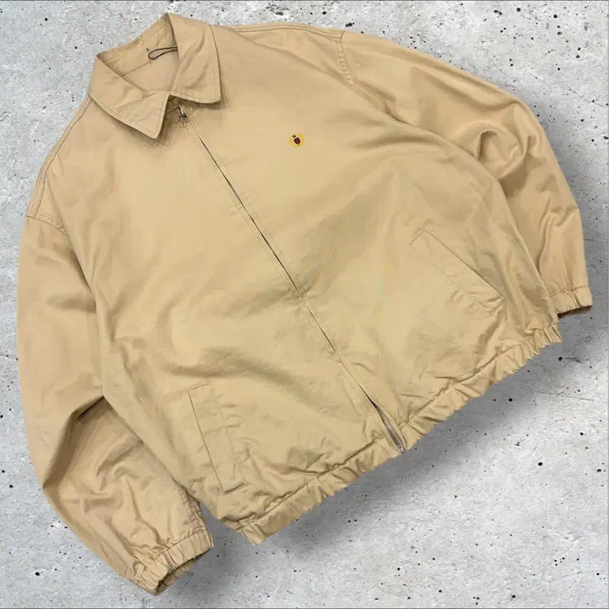 [BUNJANG] Thisisneverthat Beige Blouson Jacket E650 / [L] 디스이즈네버댓 베이지 블루종 자켓 E650