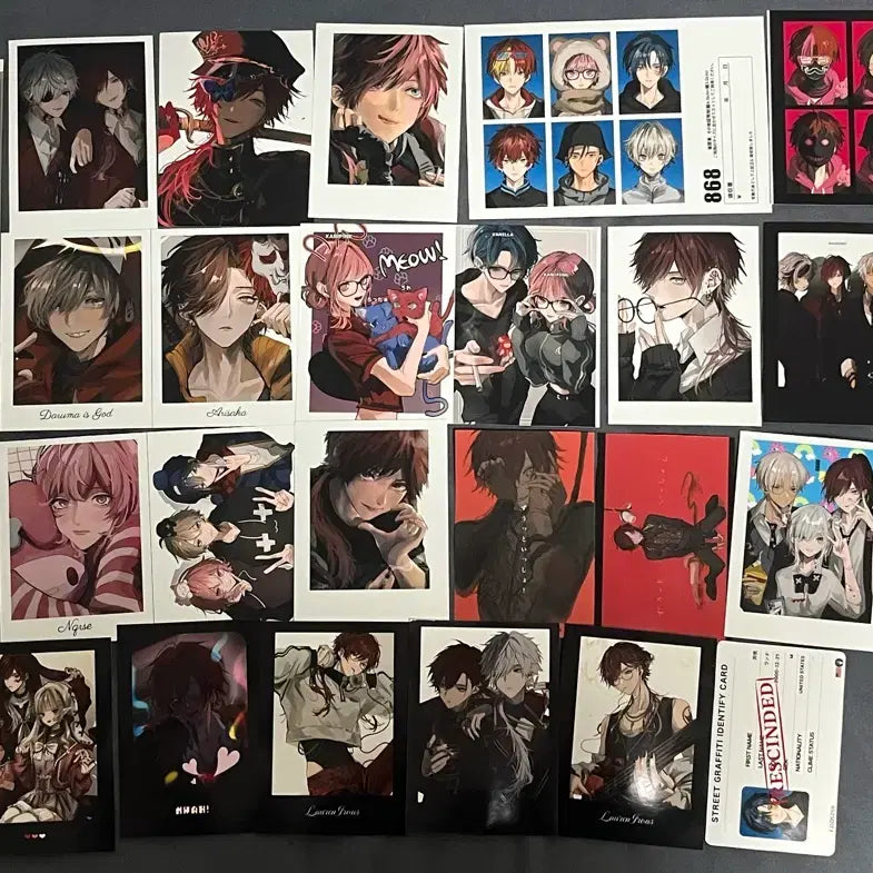 [BUNJANG] NIJISANJI Lauren Iroas CR Photo Booth Strip Bundle Set / 니지산지 로렌 이로아스 위주 CR 프박 일괄 양도