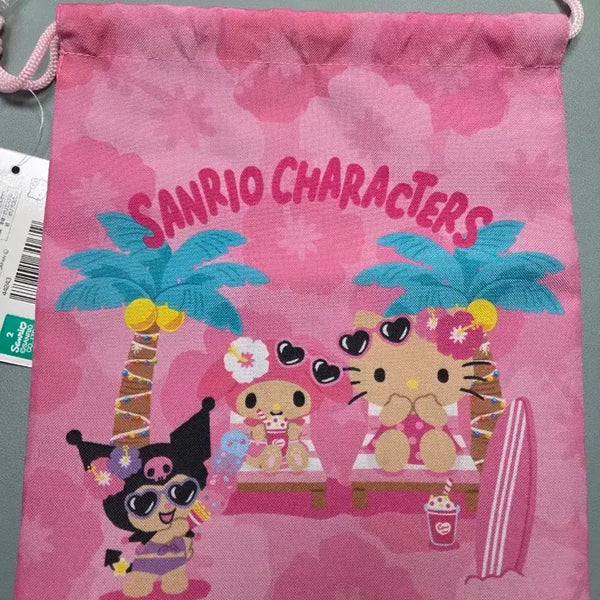 [BUNJANG] Sanrio Hello Kitty Drawstring Pouch / 산리오 태닝키티 복조리 파우치