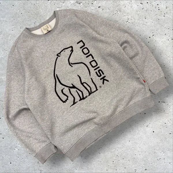 [BUNJANG] Nordisk Gray Sweatshirt XL / [XL] 노르디스크 그레이 맨투맨 E651