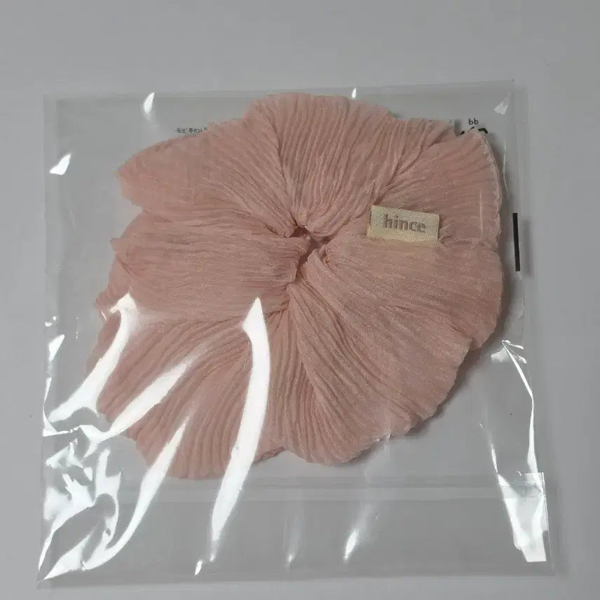 [BUNJANG] hince Hair Scrunchie Pink / 힌스 헤어 스크런치 새상품