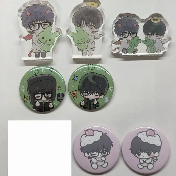 [BUNJANG] Happy Together Seungjun Lucky Draw Bundle Set Pin Button / 햎투 해피투게더 승쟹 비공굿 코롯토, 뱃지(핀버튼) 일괄양도