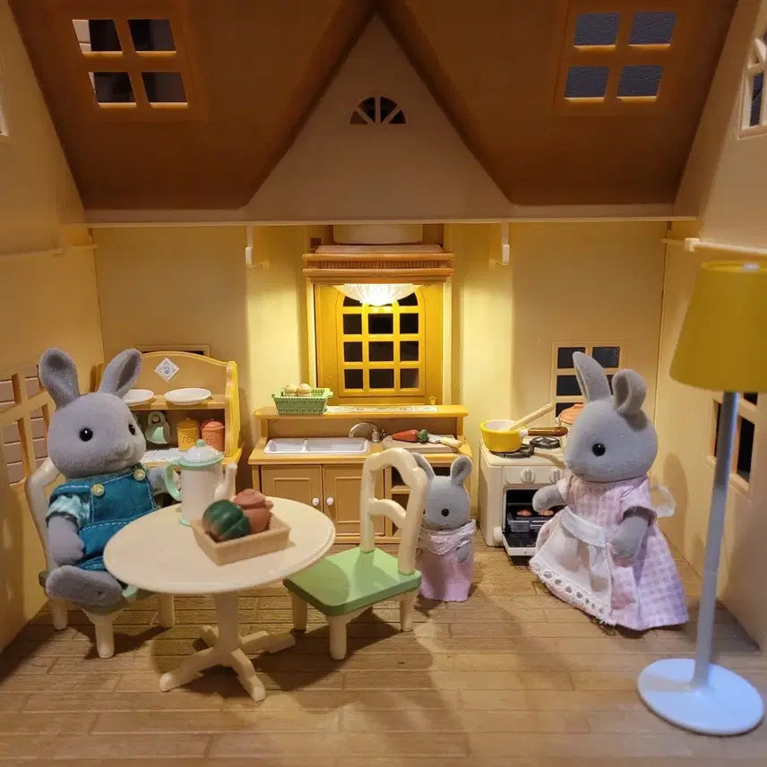 [BUNJANG] Sylvanian Families Special Kitchen Full Set Old / 실바니안 스페셜 주방 풀세트 올드