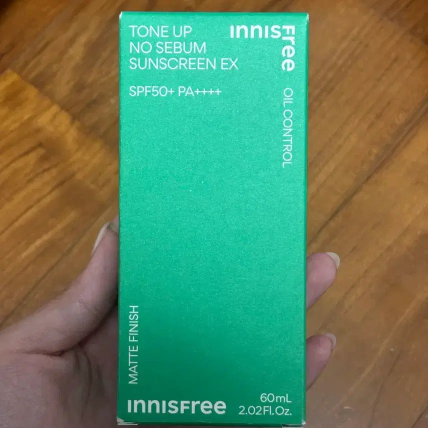 [BUNJANG] Innisfree Tone Up No Sebum Sunscreen EX SPF50+ PA++++ 60ml (Sealed) / 이니스프리 톤업 노세범 선크림 미개봉