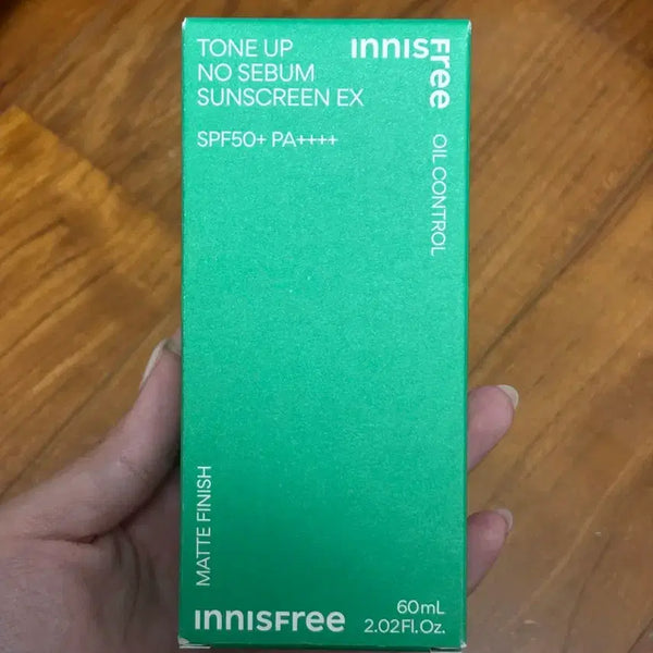 [BUNJANG] Innisfree Tone Up No Sebum Sunscreen EX SPF50+ PA++++ 60ml (Sealed) / 이니스프리 톤업 노세범 선크림 미개봉