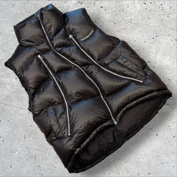 [BUNJANG] The Museum Visitor Black Padded Vest / [M] 더뮤지엄비지터 블랙 패딩 베스트 E655