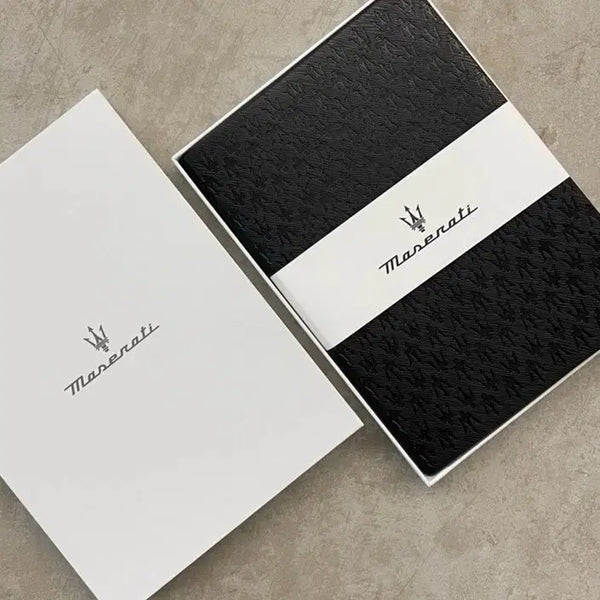 [BUNJANG] Maserati 2026 VIP Diary Black Monogram Logo / 마세라티 2026 VIP 다이어리