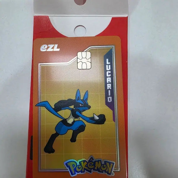 [BUNJANG] Pokemon Lucario Transportation Card / 포켓몬 루카리오 교통카드