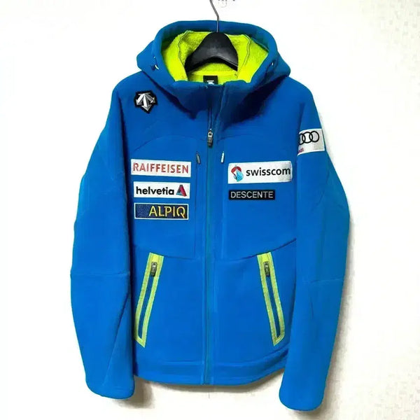 [BUNJANG] Descente Audi Fleece Zip-Up Jacket (Size S) / [S,90]데상트 아우디 후리스 플리스 집업 자켓