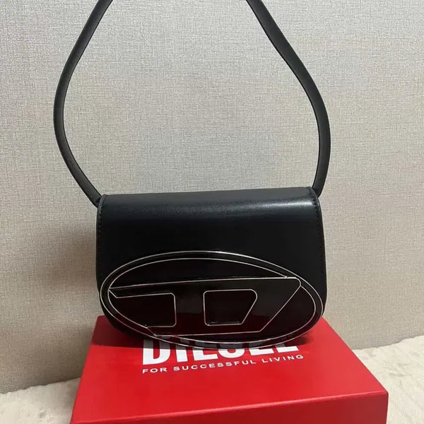 [BUNJANG] Diesel 1DR Shoulder Bag Nappa Leather Black / 디젤 1DR 숄더백 인 나파 레더 블랙