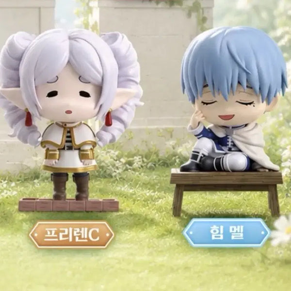 [BUNJANG] Frieren: Beyond Journey's End Frieren (Hair Bun) & Himmel Figure Gacha (Sealed) / 미개봉)장송의 프리렌 여행일기 프리렌C 롤빵머리, 힘멜 피규어 가챠