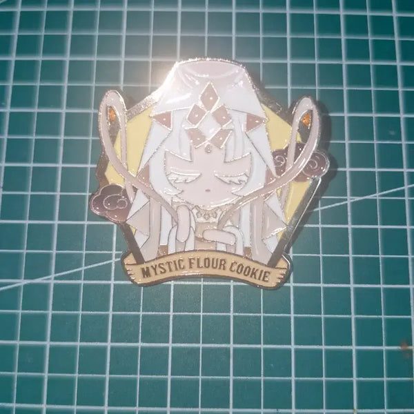 [BUNJANG] Cookie Run Kingdom Mystic Flower Cookie Pin Badge / 쿠킹덤 부산 팝업 미스틱 플라워 쿠키 핀뱃지
