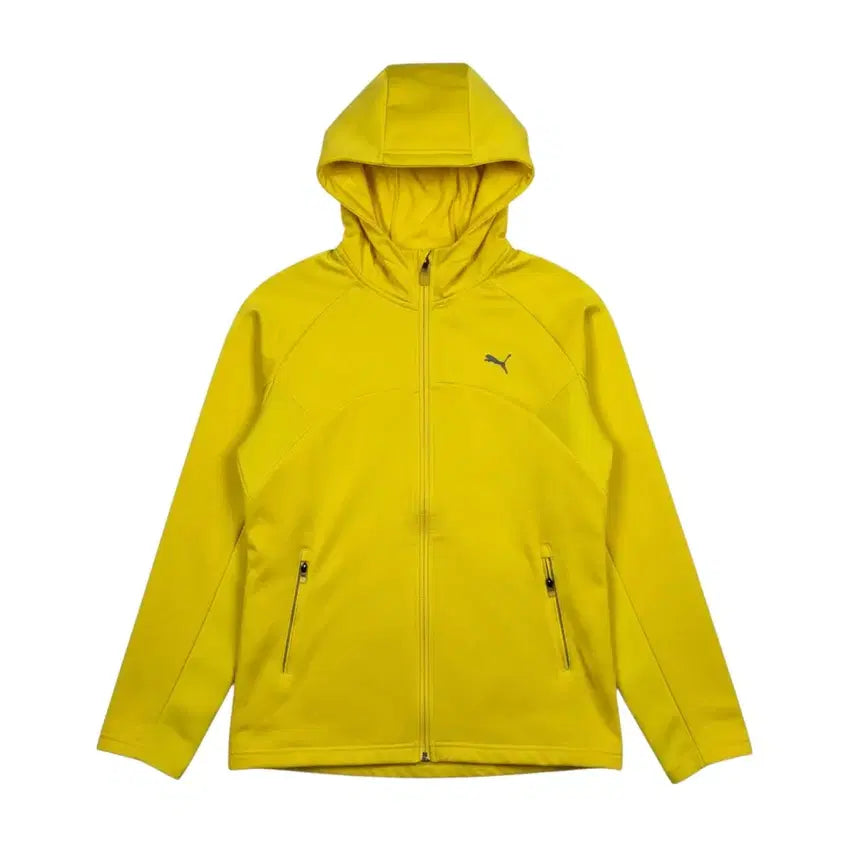 [BUNJANG] Puma Training Hooded Zip-up Yellow / (95) 푸마 트레이닝 후드집업 옐로우
