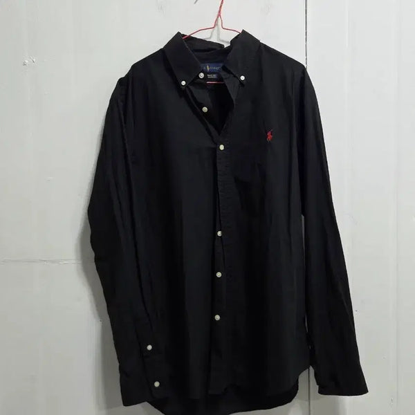 [BUNJANG] Polo Ralph Lauren Black Long Sleeve Shirt L / 폴로 랄프로렌 블랙 긴팔셔츠 L #72223