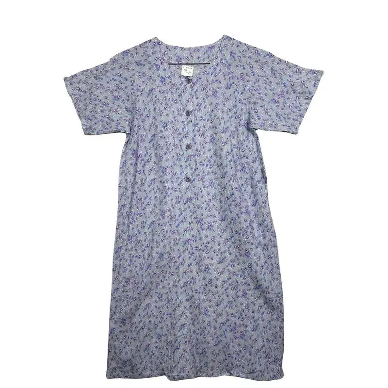 [BUNJANG] Lavender Floral Loose Fit Dress / 라벤더 잔꽃무늬 원피스 플로럴 루즈핏 드레스 로맨틱 휴양지룩[M]