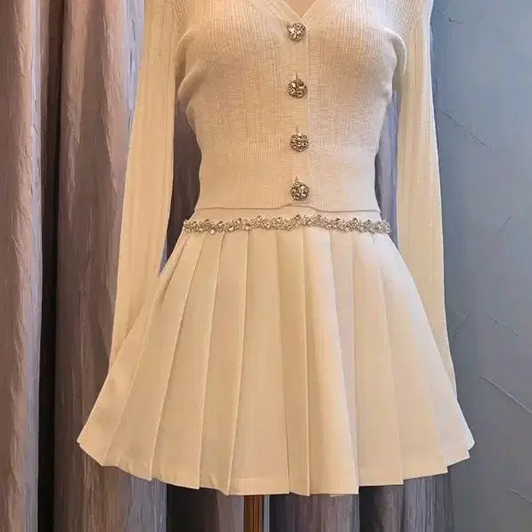 [BUNJANG] IfWonder Cubic Skirt (White) / 수입의류 큐빅치마(화이트)82400 이프원더 문피버